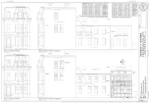 leed silver construction with elevations