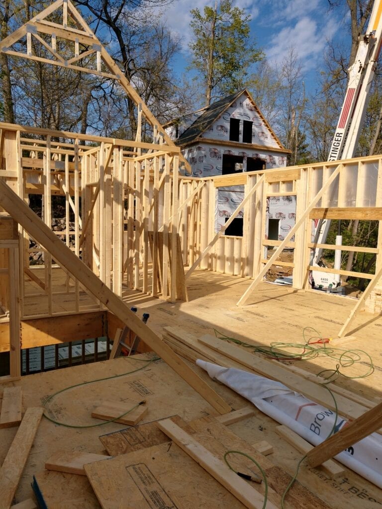 Leed Silver Framing Photo - New Construction Cincinnati
