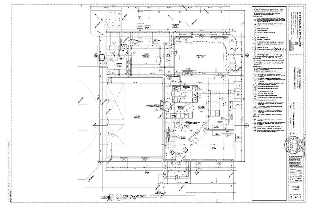 LEED Platinum New Construction in Madeira Floor Plan